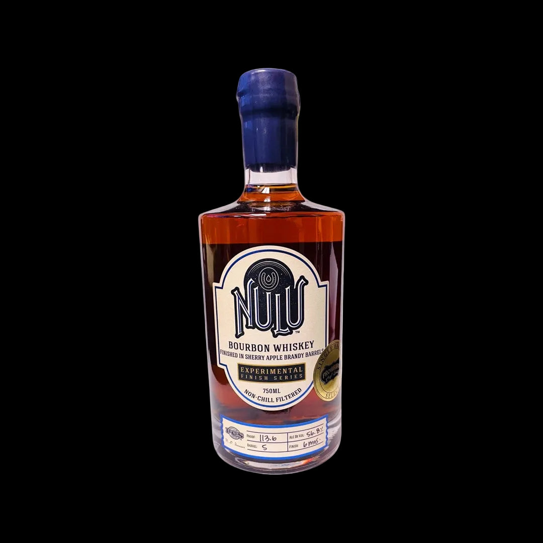 Nulu Private Barrel Experimental Finish Series Sherry Apple Brandy Barrels Fisnished Bourbon Whiskey 750ml