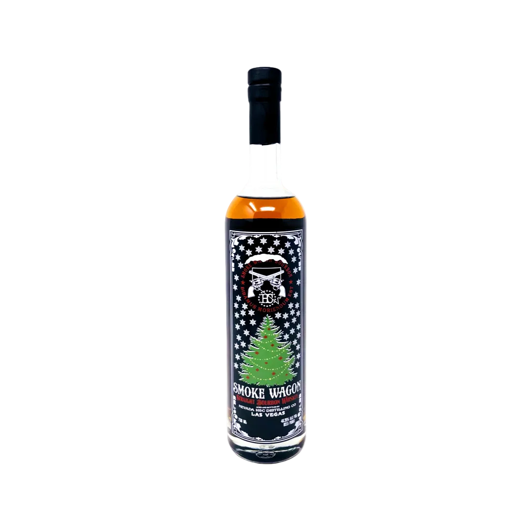 Smoke Wagon Christmas Edition Straight Bourbon Whiskey 750ml