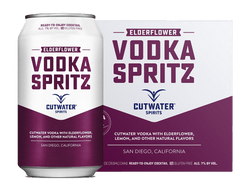 Cutwater Elderflower Vodka Spritz (4 Pack Cans)