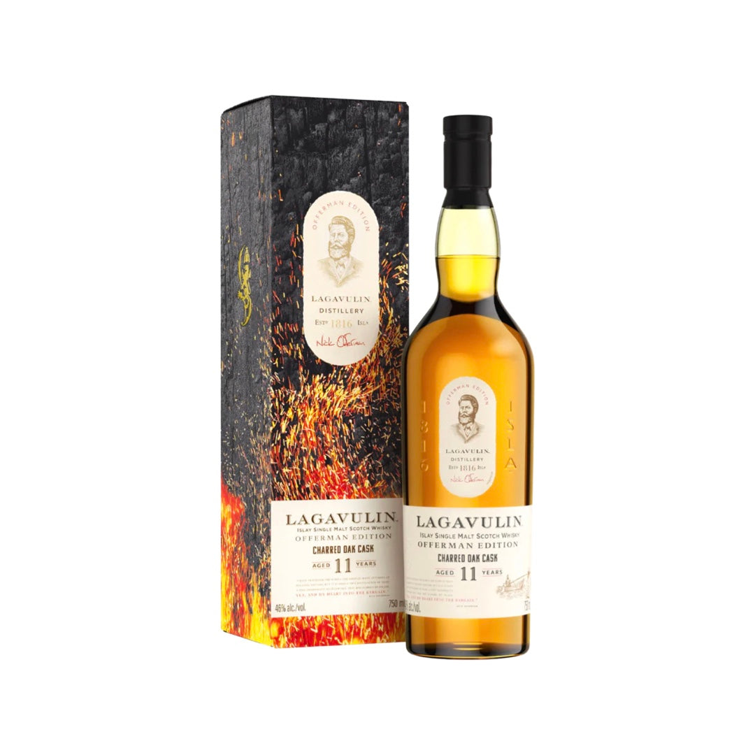 Lagavulin Offerman Edition Charred Oak Cask Finish 11 Year Old Single Malt Scotch Whisky 750ml