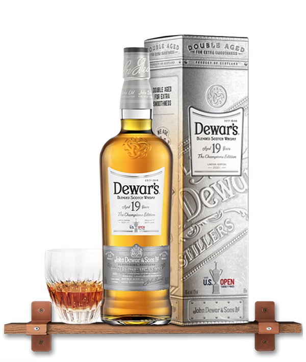 DEWAR'S BLENDED SCOTCH THE CHAMPIONS EDITION U.S. OPEN LIMITED EDITION 19 YR 86