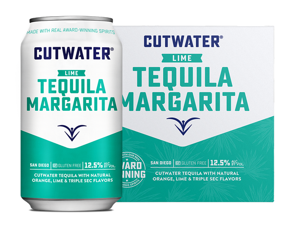 Cutwater Tequila Lime Margarita (4 Pack Cans)