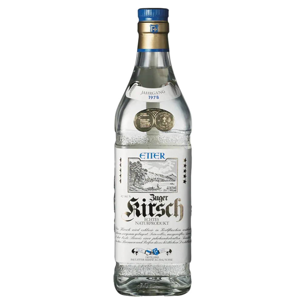 1978 Etter Zuger Kirsch Eau de Vie 700ml