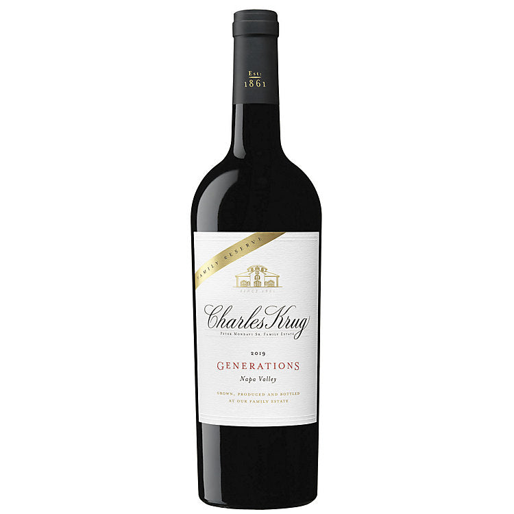 2019 Charles Krug Peter Mondavi Family Family Reserve Generations 750ml