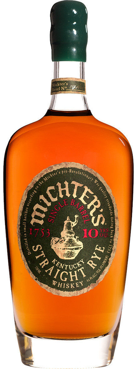 2020 Michter's 10 Year Old Single Barrel Straight Rye Whiskey 750ml