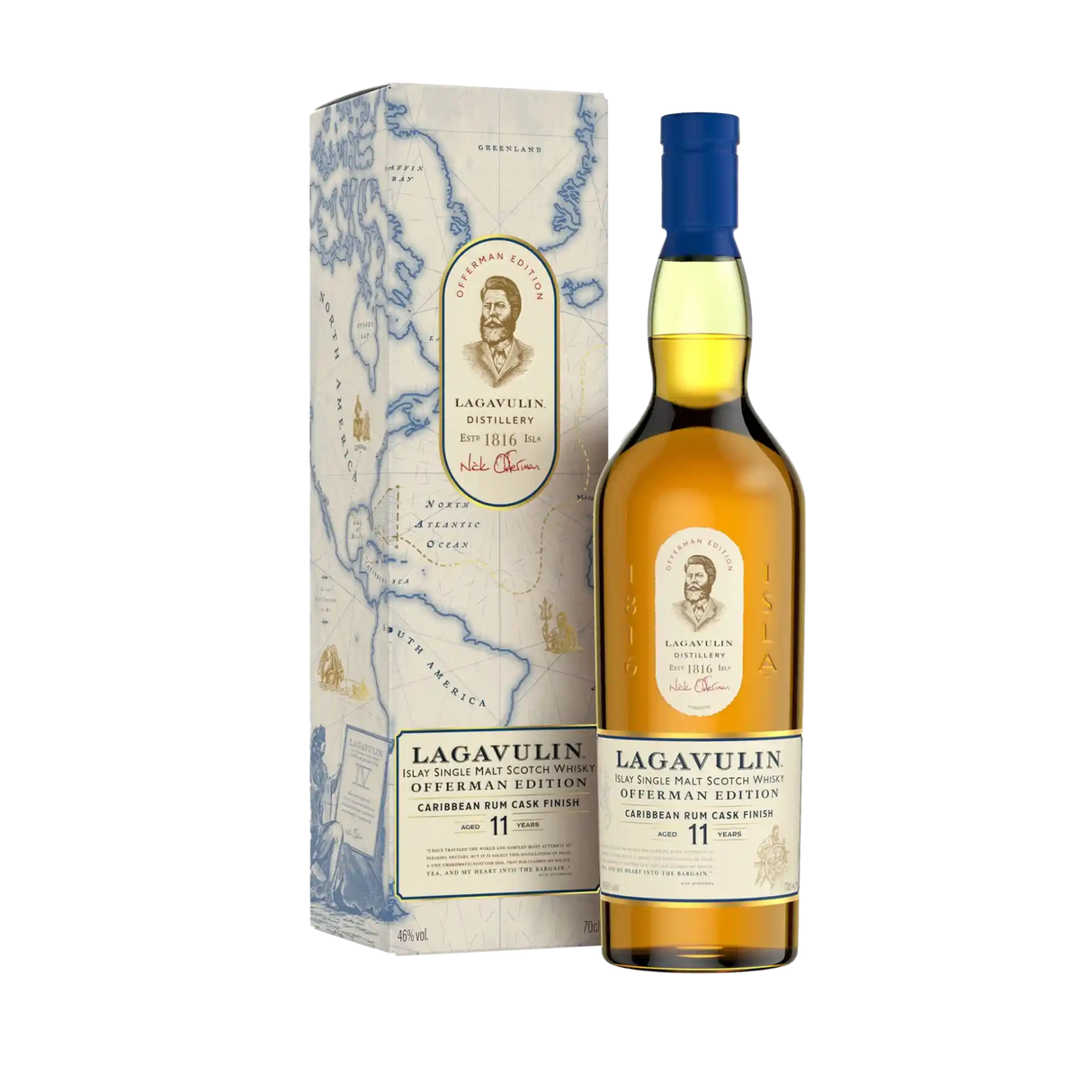 2024 Lagavulin Offerman Edition Carribean Rum Cask Finish 11 Year Old Single Malt Scotch Whisky 750ml