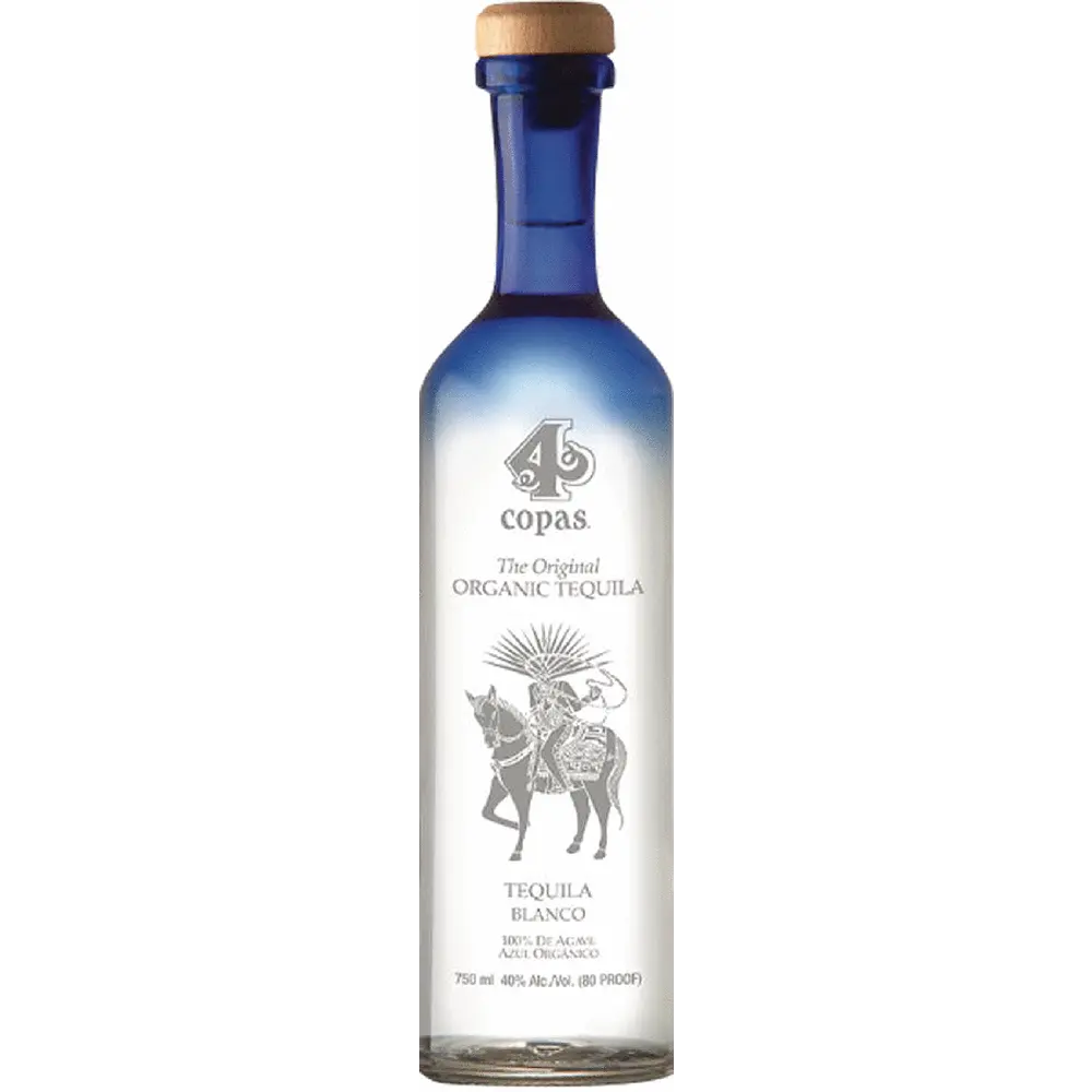 4 Copas Organic Blanco Tequila 750ml
