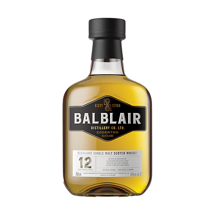 Balblair 12 Year Old Single Malt Scotch Whisky 750ml