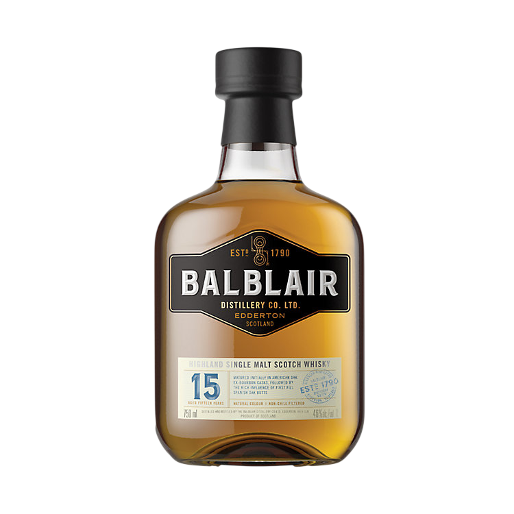 Balblair 15 Year Old Single Malt Scotch Whisky 750ml