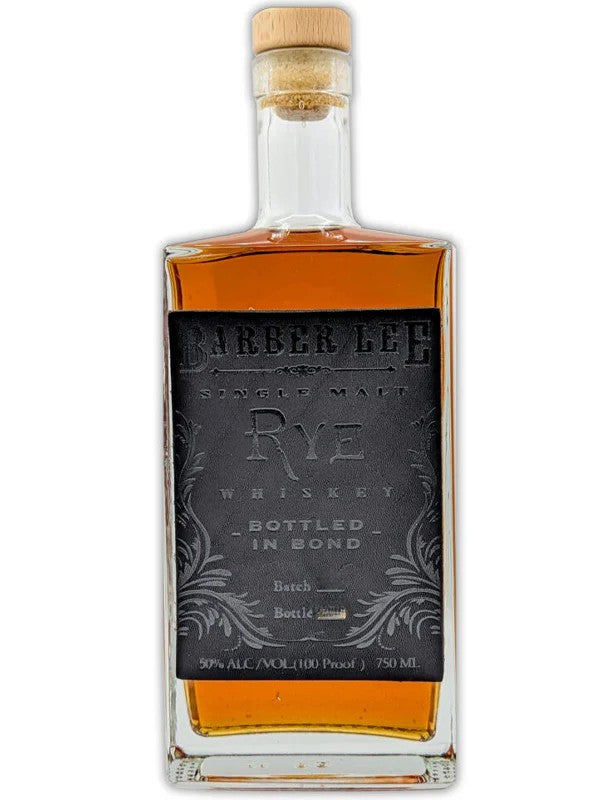 Barber Lee Bottle in Bond Rye Whiskey 750ml