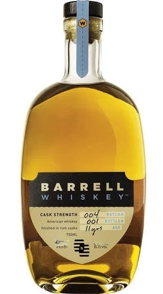 Barrell Craft Spirits Batch 004 Cask Strength 11 Year Old American Whiskey 750ml
