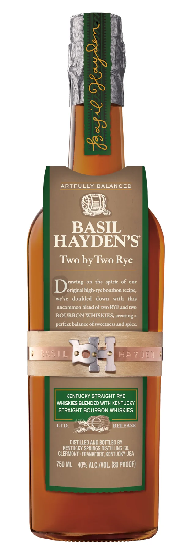 Basil Hayden's Two by Two Rye Whiskey 750ml