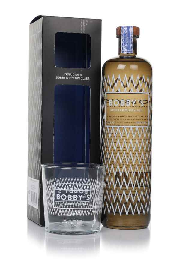 Bobby's Dry Gin with Gift Pack 750ml