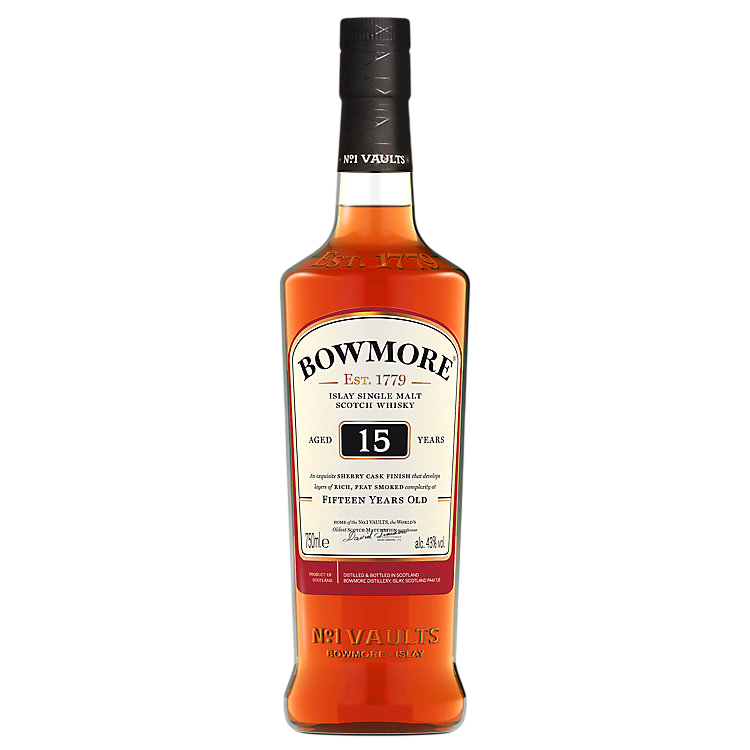 Bowmore 15 Year Old Single Malt Scotch Whisky 750ml