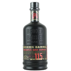 Broken Barrel Reserve Oak Series Stout Cask Finish Straight Bourbon Whiskey 750ml