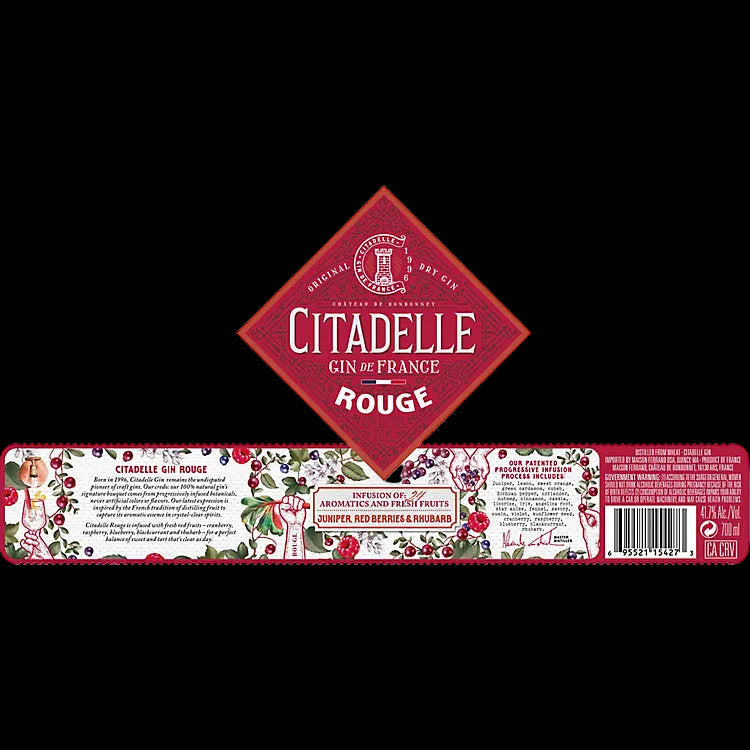 Citadelle Rouge Dry Gin 700ml