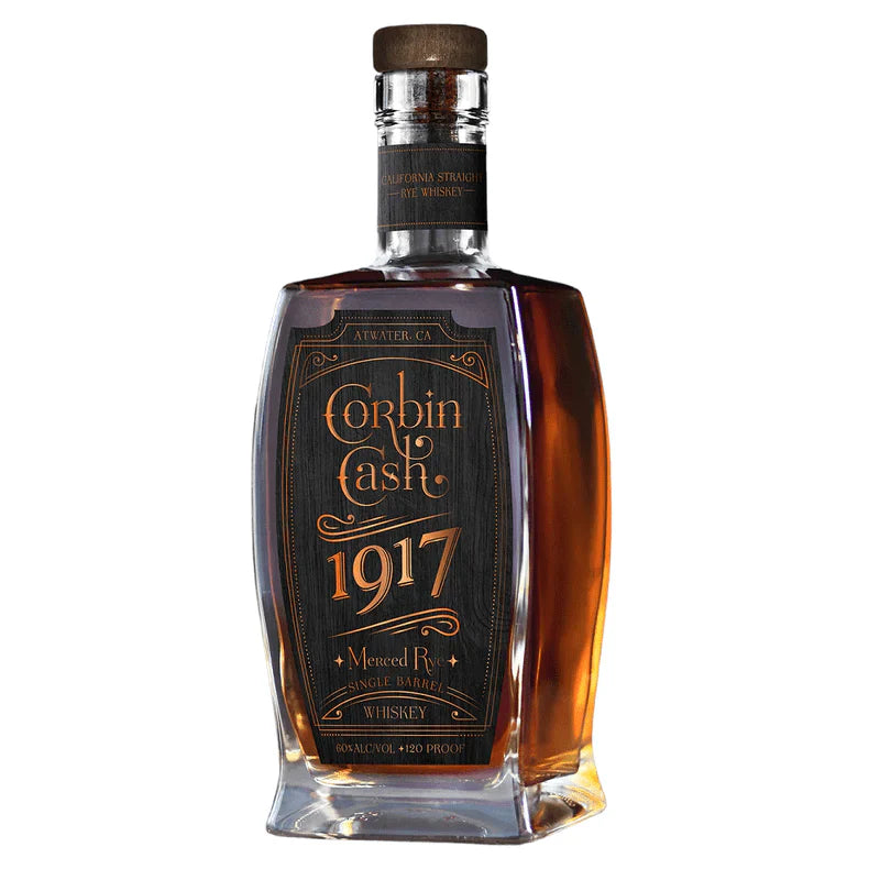 Corbin Cash 1917 Merced 5 Year Old Rye Whiskey 750ml