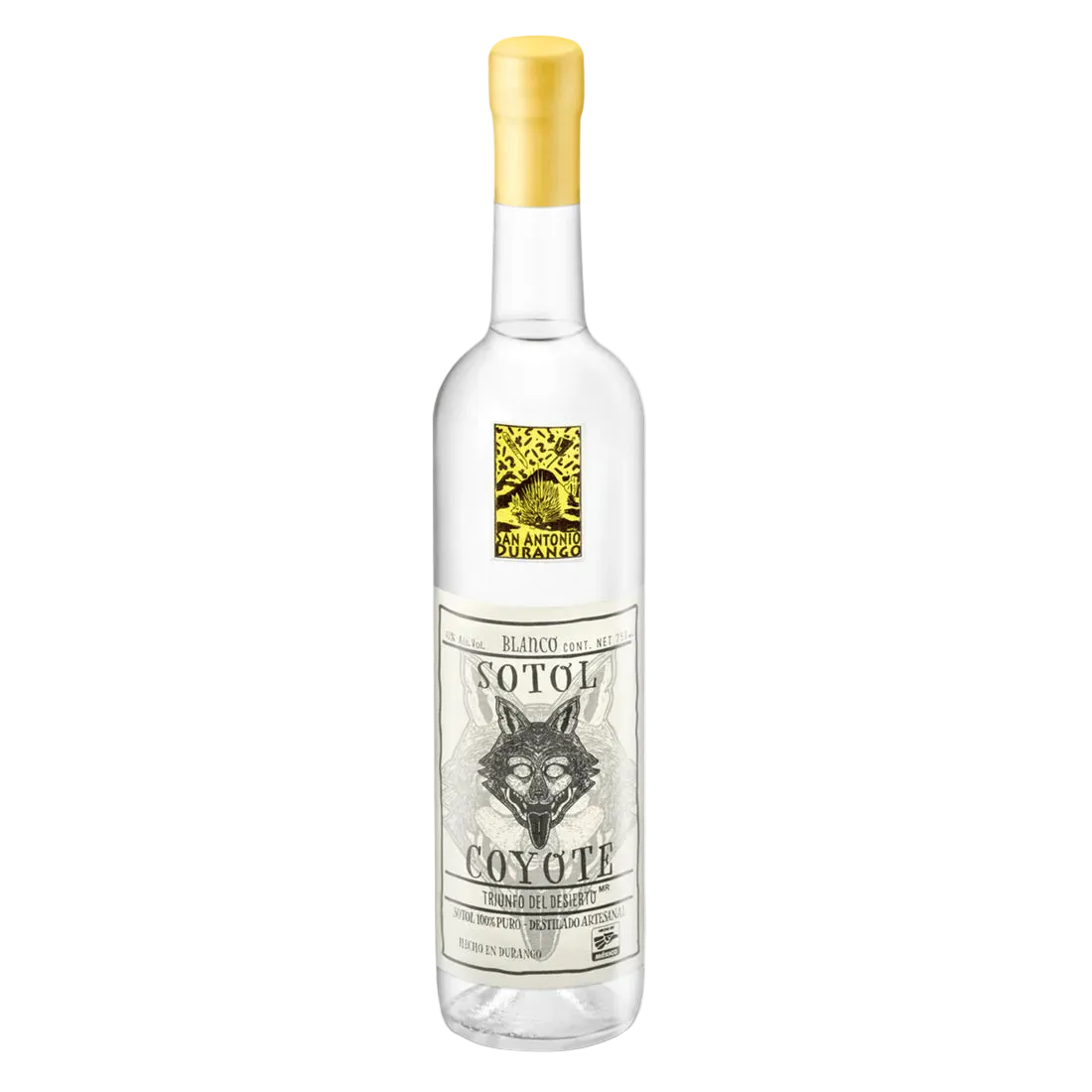 Coyote Chihuahua Yellow Label Sotol 750ml