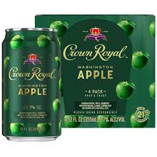 Crown Royal Washington Apple Canned Cocktail 12-Oz Can 4-Pack