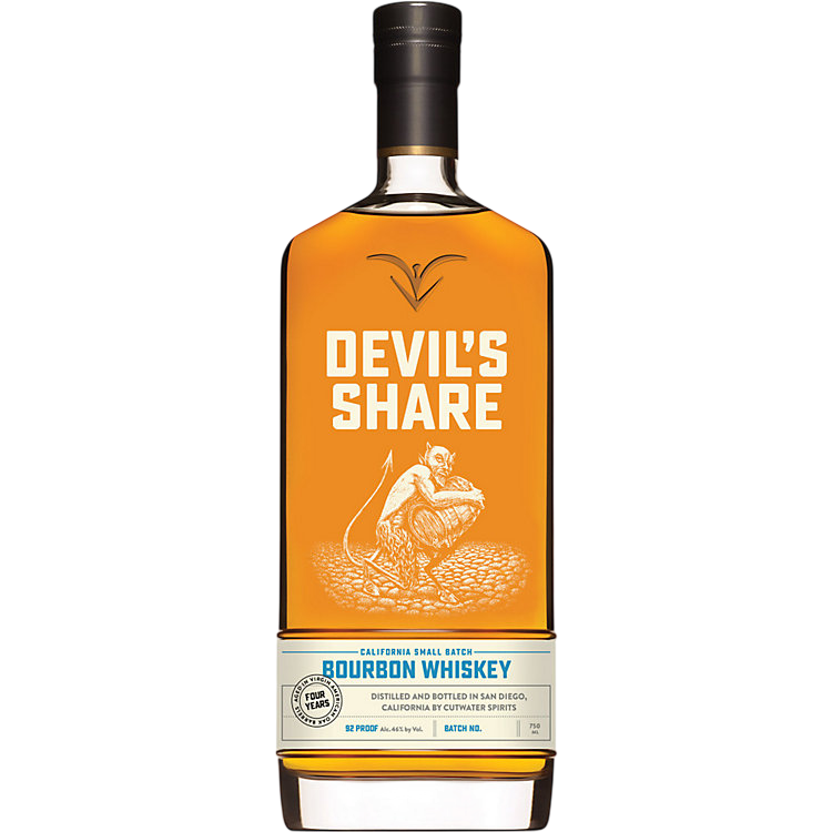 Cutwater Spirits Devil's Share Small Batch Bourbon Whiskey 750ml