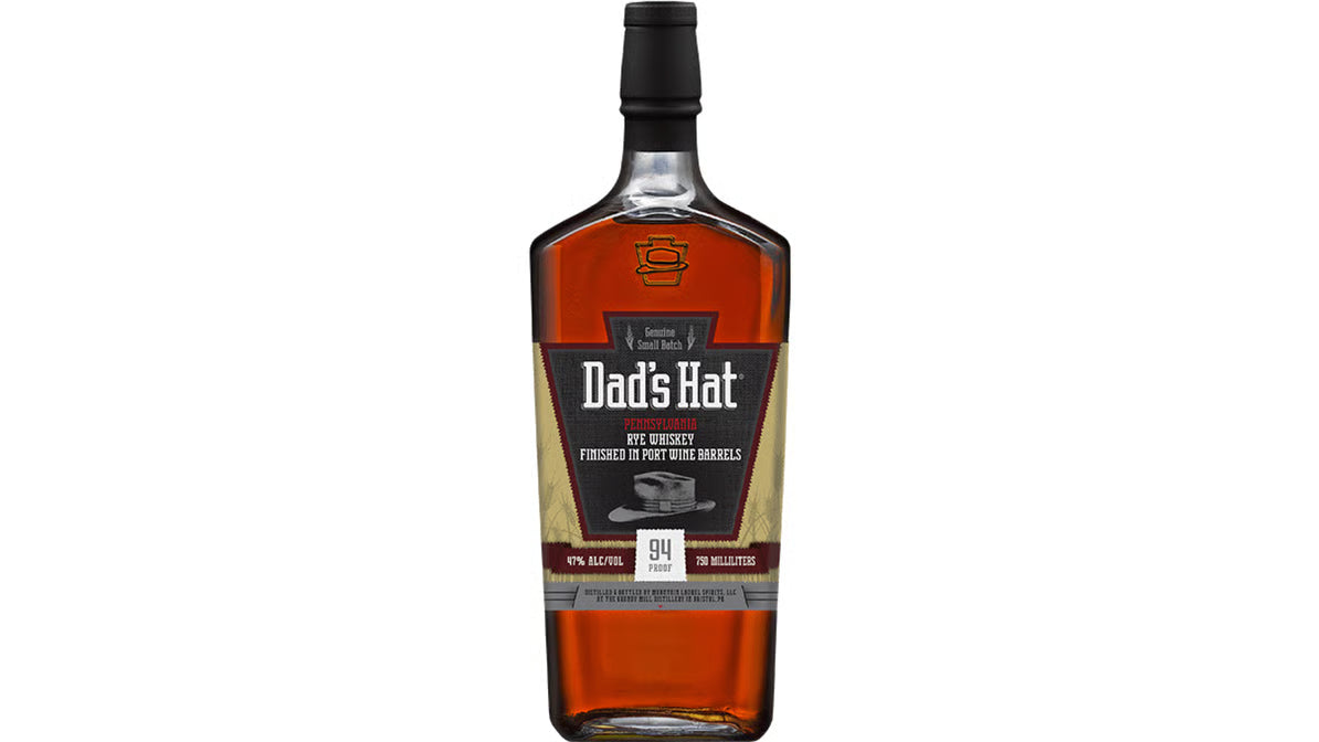 Dad's Hat Small Batch Port Barrels Rye Whiskey 750ml