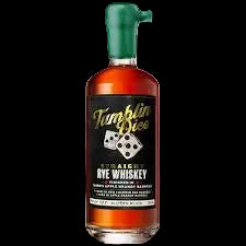 Deadwood Tumblin Dice Laird's Apple Brandy Barrel Finished  #1 Straight Rye Whiskey 750ml