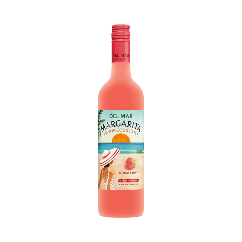 Del Mar Strawberry Margarita Wine Cocktail 750ml