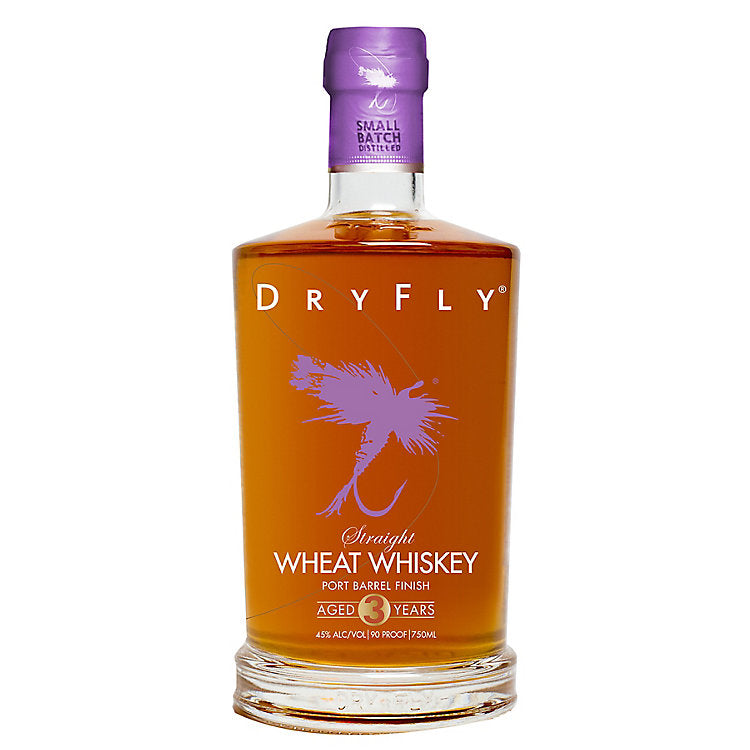 Dry Fly Port Barrel Finish 3 Year Old Straight Wheat Whiskey 750ml
