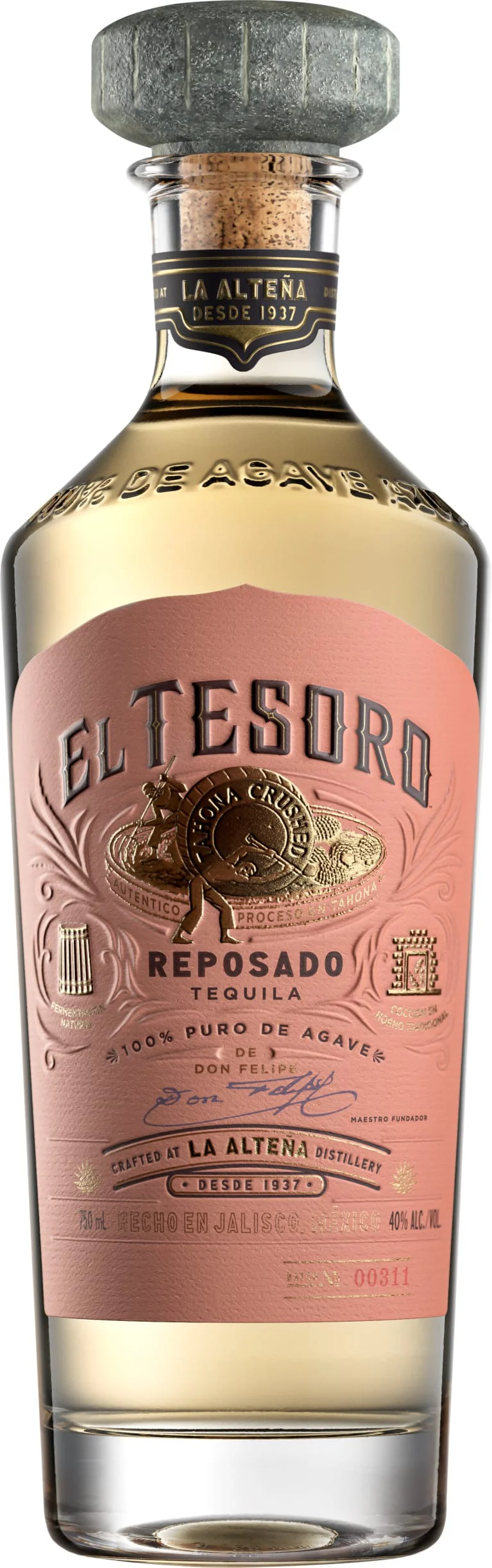 El Tesoro de Don Felipe Reposado Tequila 750ml