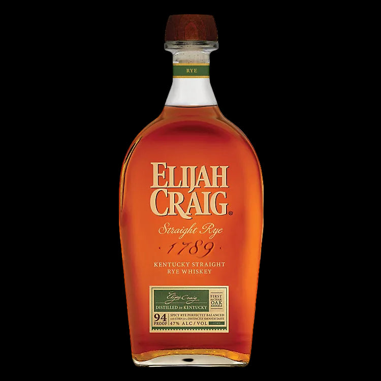 Elijah Craig Straight Rye Whiskey 1Lt