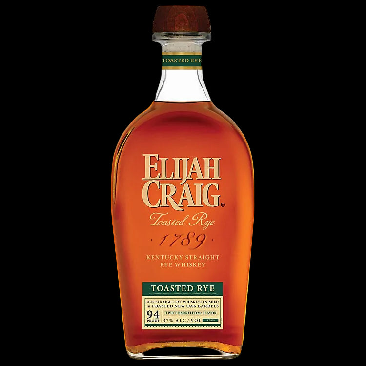 Elijah Craig Straight Toasted Rye Whiskey 750ml
