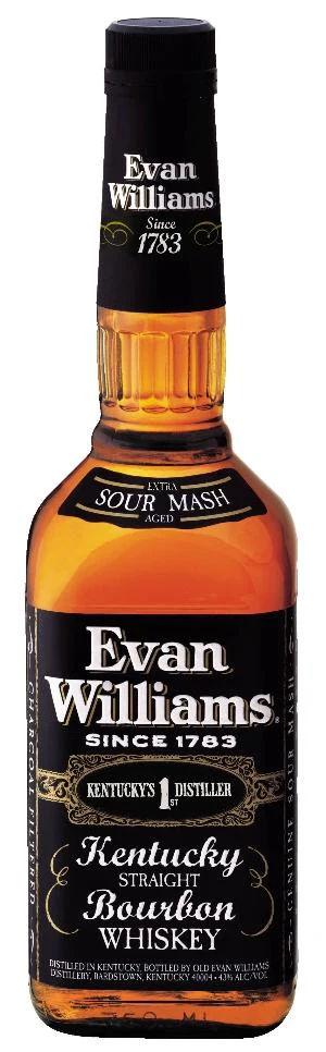 Evan Williams Black Label Kentucky Straight Bourbon Whiskey 750ml