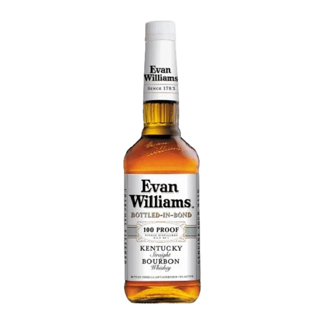 Evan Williams White Label Bottled in Bond Kentucky Straight Bourbon Whiskey 750ml