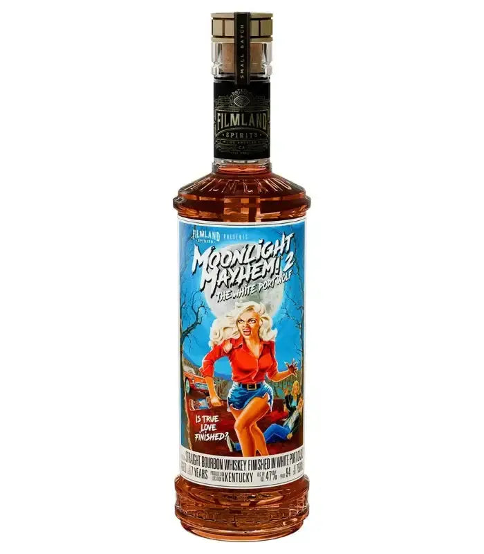Filmland Spirits Moonlight Mayhem 2 The White Port Wolf Straight Bourbon Whiskey 750ml