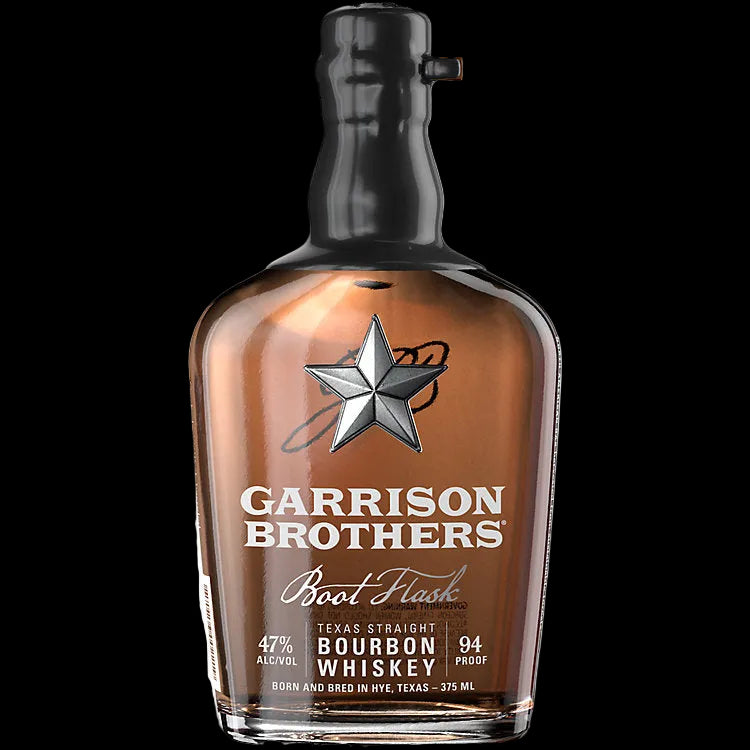 Garrison Brothers Small Batch Boot Flask Straight Bourbon Whiskey 375ml