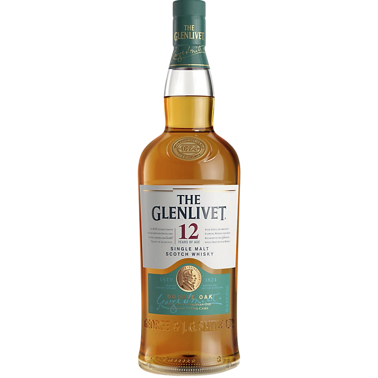Glenlivet Double Oak 12 Year Old Single Malt Scotch Whisky 1Lt