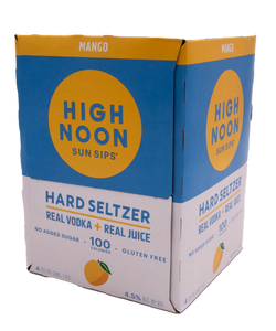 High Noon Mango Vodka Seltzer 12-Oz Can 4-Pack