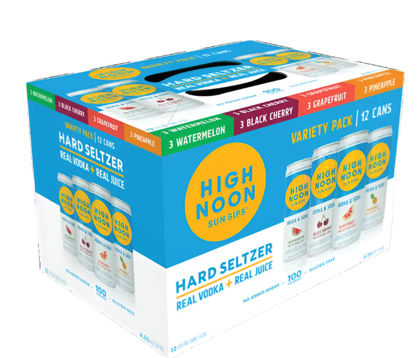 High Noon Sun Sips Hard Seltzer Variety 12-Oz Can 12-Pack