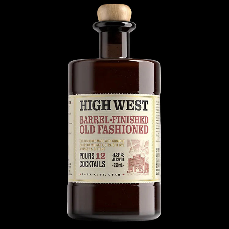 High West Old Fashioned Barrel Finished Whiskey Cocktail 750ml
