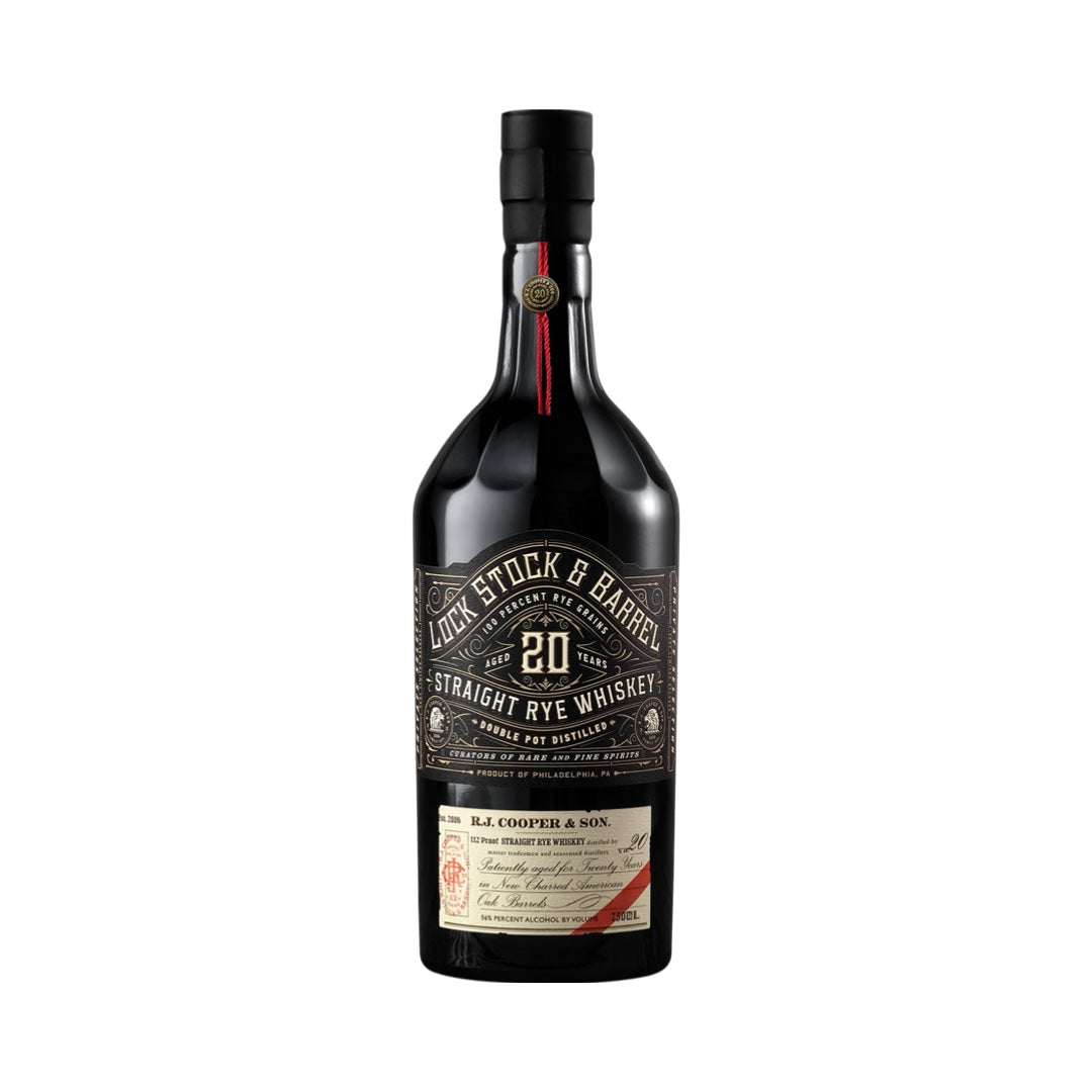 Lock Stock & Barrel 20 Year Straight Rye Whiskey 750ml