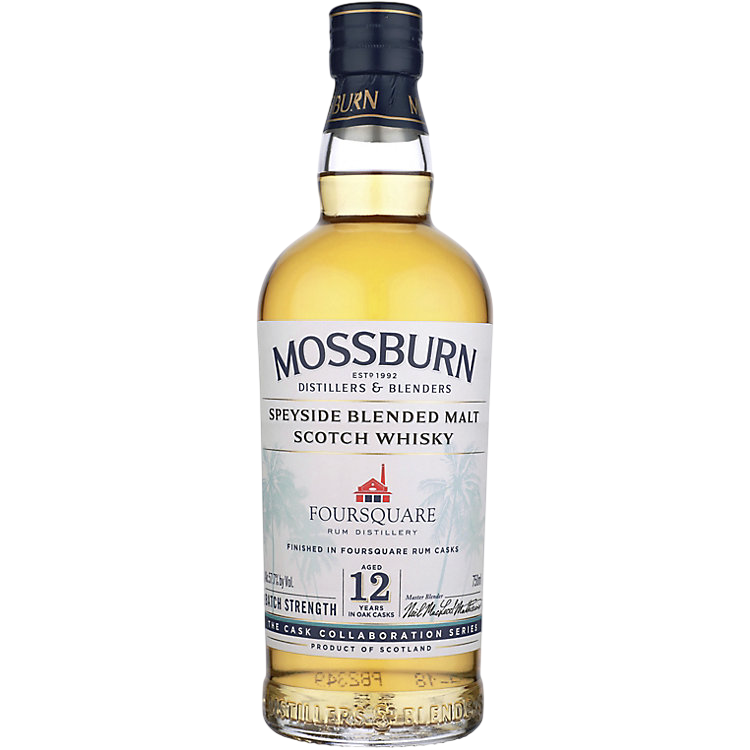 Mossburn Foursquare Rum Cask 12 Year Old Blended Malt Scotch Whisky 750ml