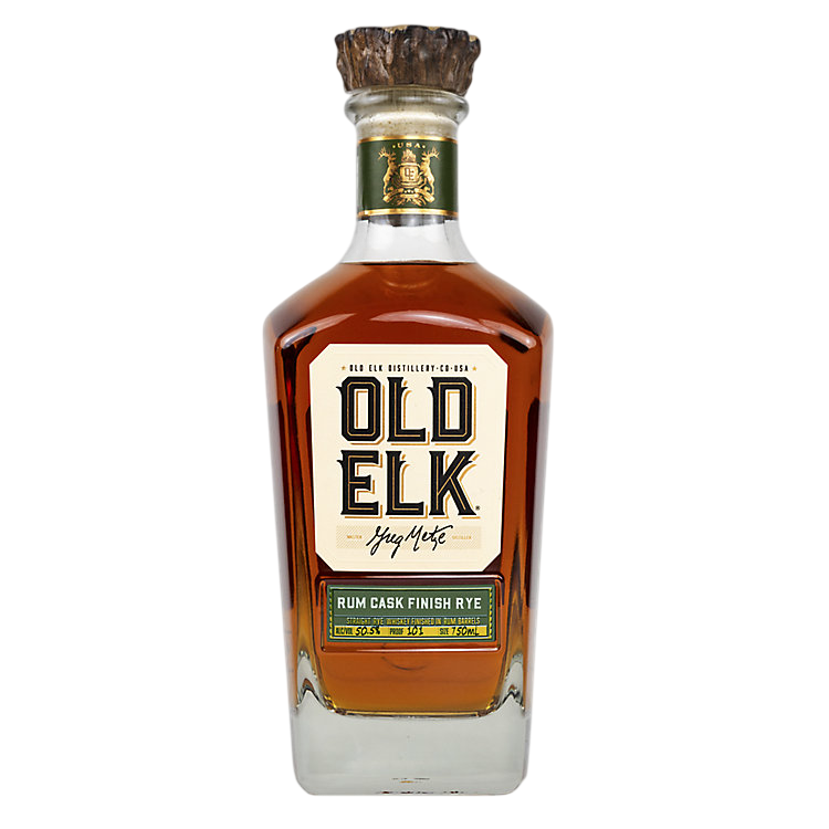 Old Elk Rum Cask Finish Straight Rye Whiskey 750ml