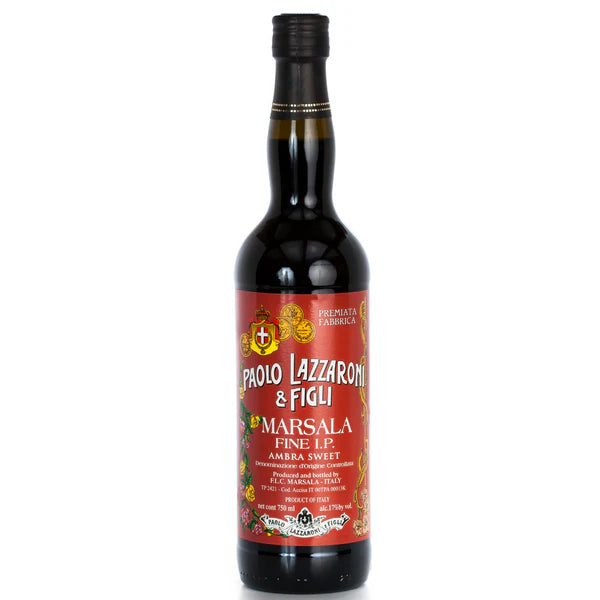 Paolo Lazzaroni & Figli Marsala Fine I.P. Ambra Sweet 750ml