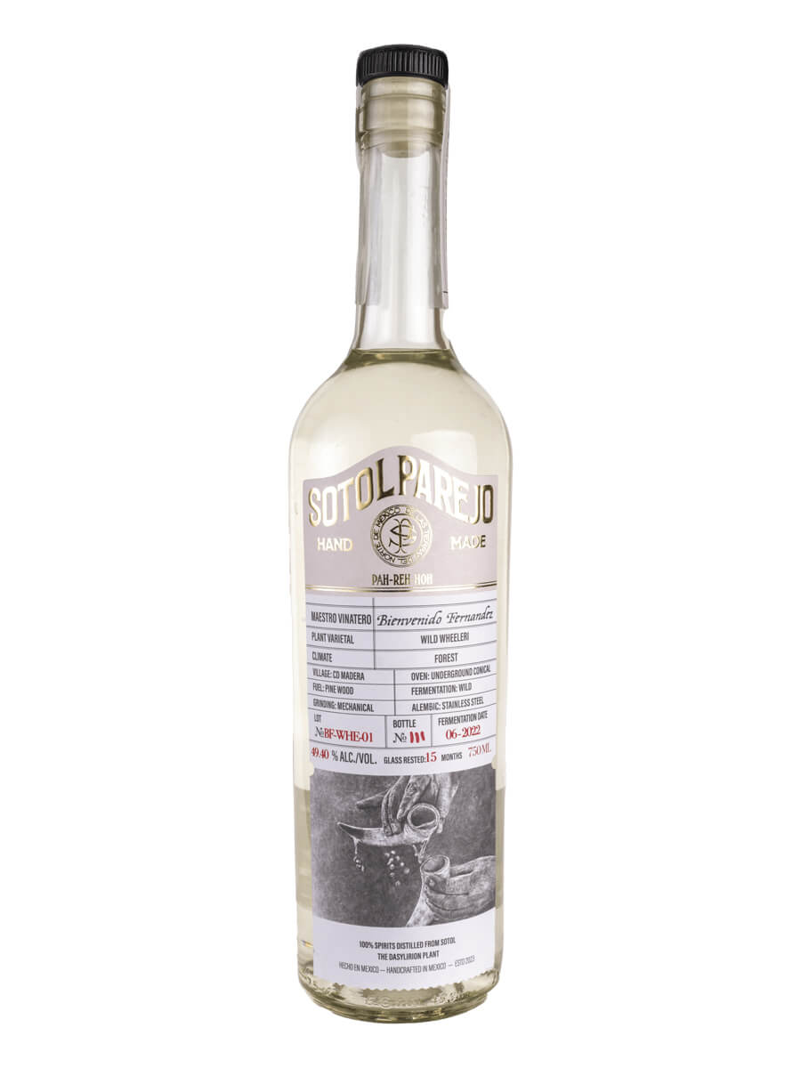 Parejo Bienvenido Fernandez Wild Wheeleri Sotol 750ml