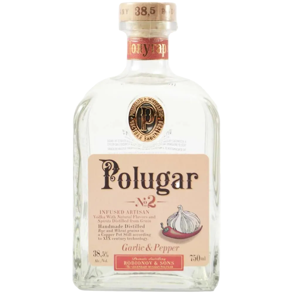 Polugar No. 2 Garlic & Pepper Vodka 750ml