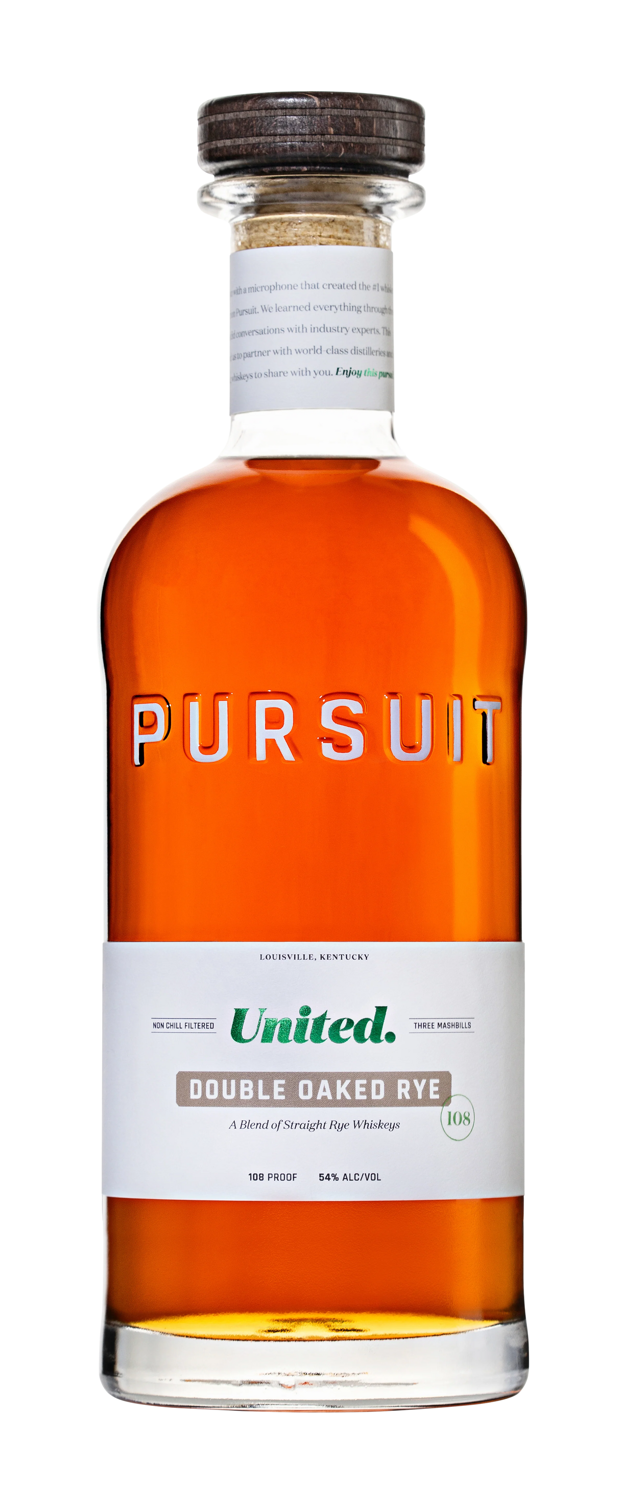 Pursuit United Double Oaked Rye Whiskey 700ml