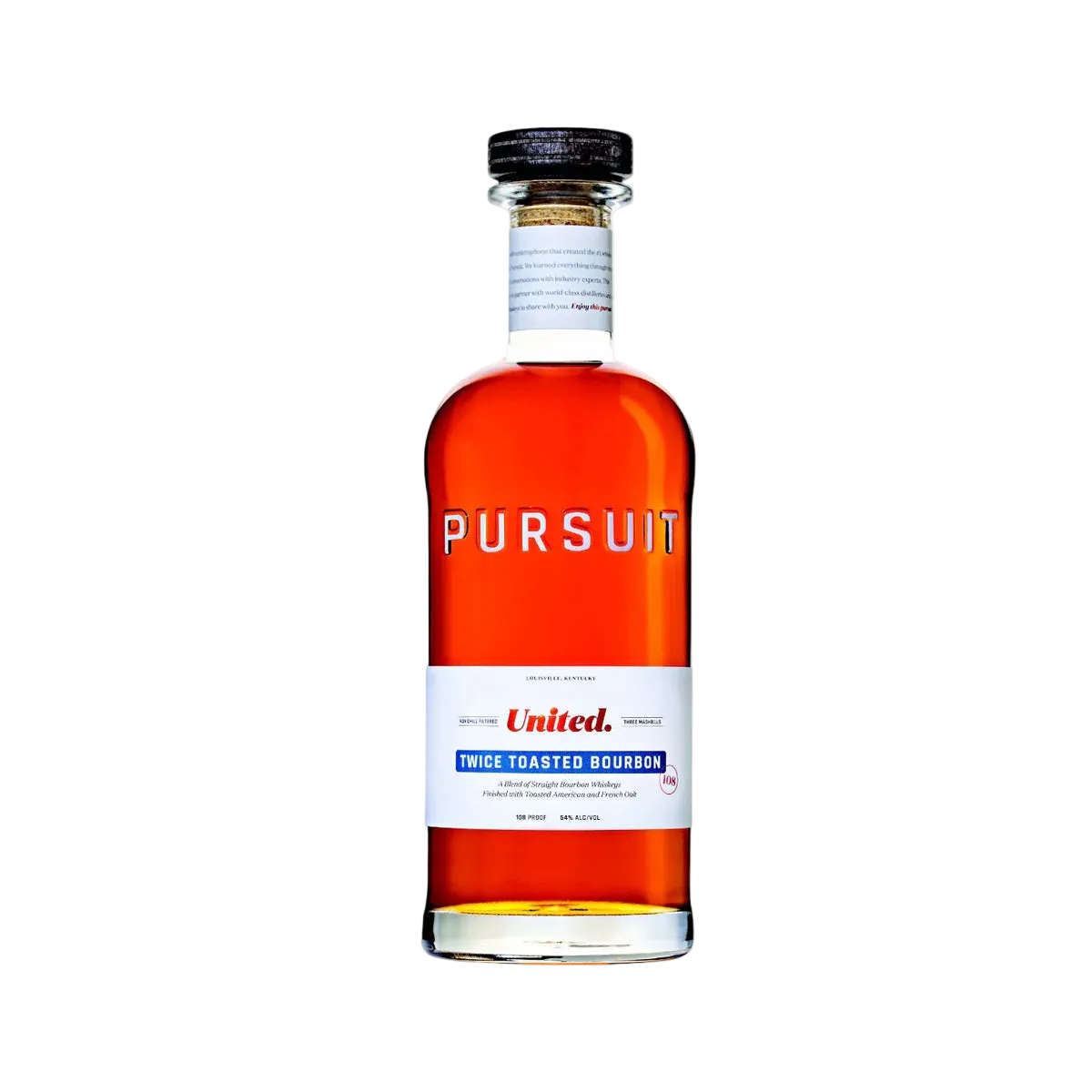 Pursuit United Twice Toasted American and French Oak Blended Straight Bourbon Whiskey 700ml