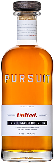 Pursuit United Triple Mash Barrel 88 Proof Bourbon Whiskey 700ml