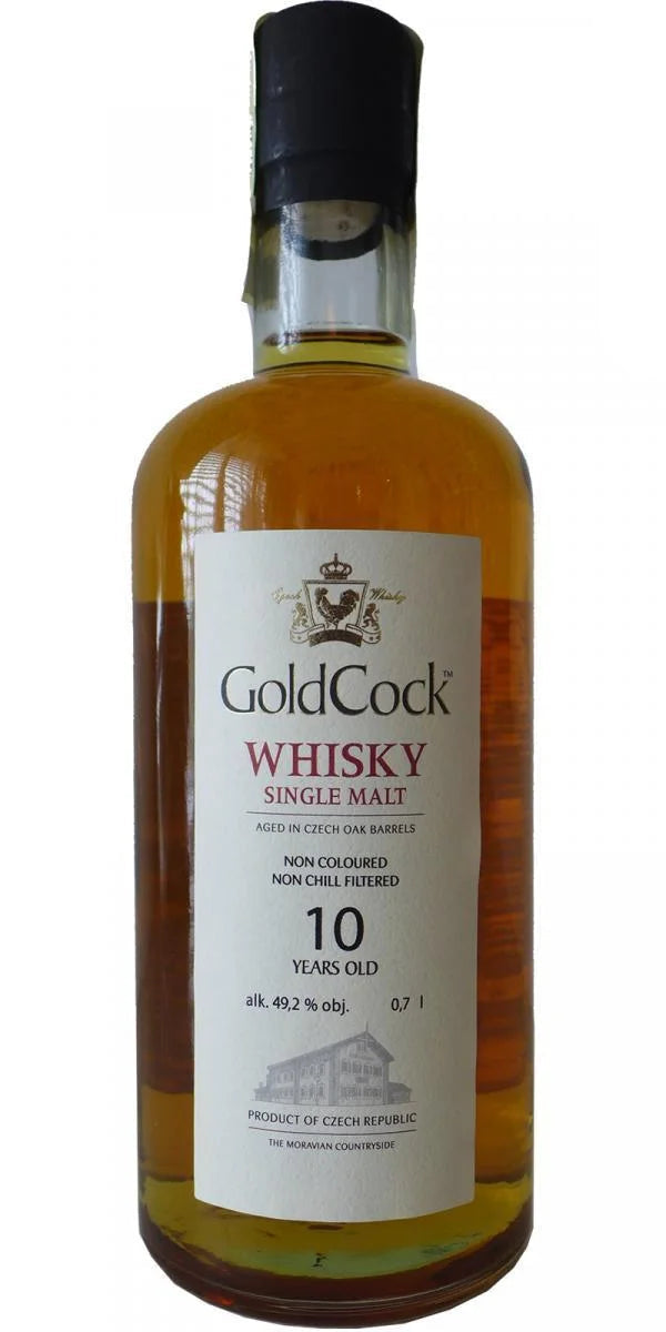 R. Jelinek Gold Cock 10 Year Old Single Malt Whisky 700ml