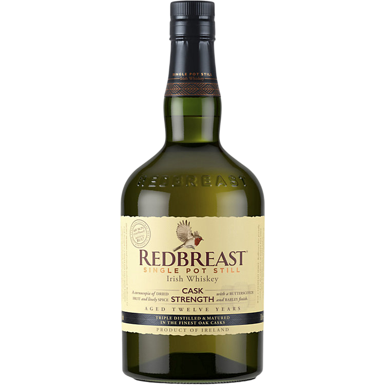 Redbreast 12 Year Old Cask Strength Single Pot Still Irish Whiskey 750ml